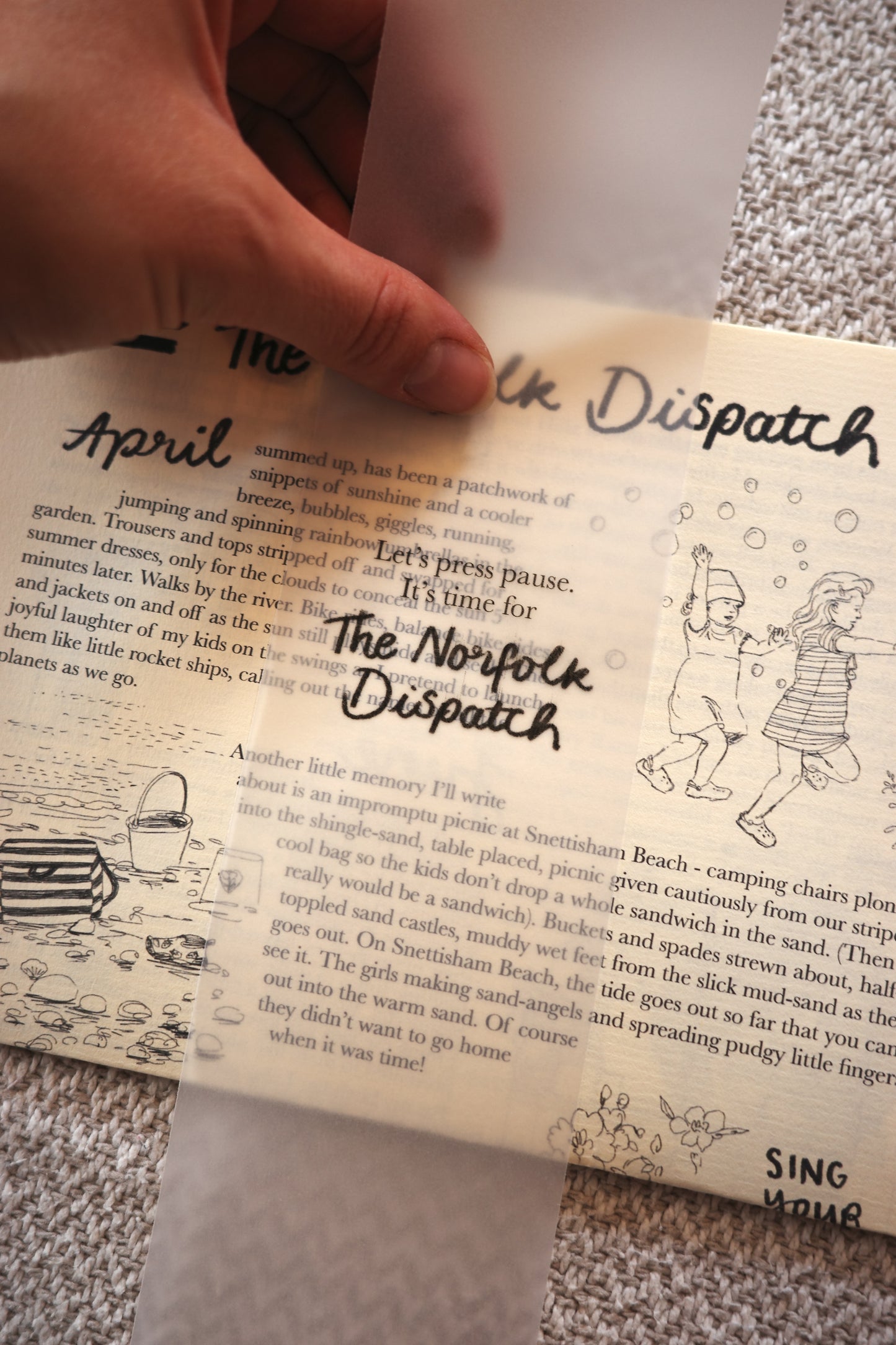 Illustrated letter quarterly subscription